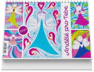 Vikpap Andělé pro radost 2027, 22 × 14.8cm - Desk Calendar