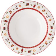 VILLEROY & BOCH TOY'S DELIGHT SPECIALS Christmas Deep Plate, White - Plate
