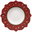 TOY'S DELIGHT Deep Christmas Plate, Red