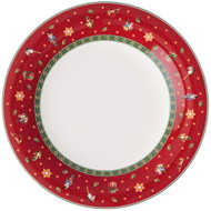 VILLEROY & BOCH TOY'S DELIGHT SPECIALS Red Christmas Dinner Plate, 27cm - Plate