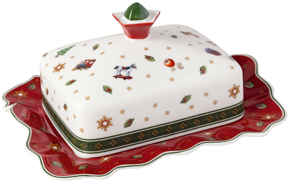 VILLEROY & BOCH Vianočná dóza na maslo z kolekcie Toy's Delight