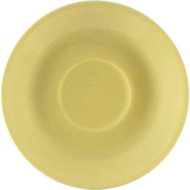 Lilien Saucer Espresso Mocca Daisy 12 cm yellow - Saucer