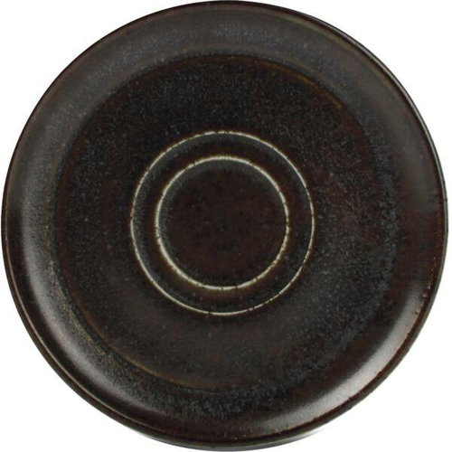 F2D Espresso and coffee saucer Ceres Black 14 cm - Saucer - Main image