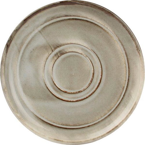 F2D Espresso and coffee saucer Ceres Grey 14 cm - Saucer - Main image