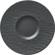 Villeroy & Boch Manufacture Rock Coffee saucer 15,5 cm, black, 6 pcs - Saucer