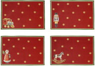VILLEROY & BOCH Sada vánočního textilního prostírání Toy's Delight Anniversary 4 ks - Placemat