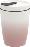 VILLEROY & BOCH To Go Porcelain Travel Mug with Lid, Small, Pink, 0.29L - Thermal Mug