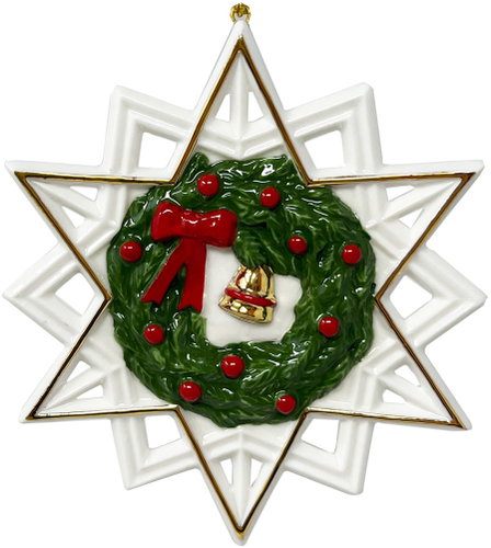 VILLEROY & BOCH Christmas Decoration from the Christmas Classics 2024 Collection Star - Christmas Ornaments - Main image
