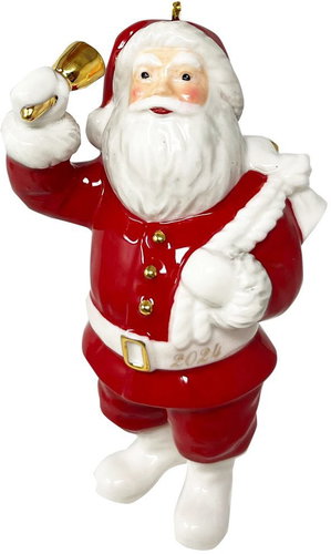 VILLEROY & BOCH Christmas Decoration from the Christmas Classics 2024 Collection Santa - Christmas Ornaments - Main image