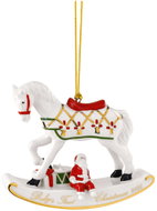VILLEROY & BOCH Vánoční ozdoba z kolekce Christmas classics 2025 Houpací koník - Christmas Ornaments