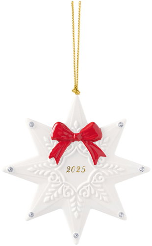 VILLEROY & BOCH Star Christmas Ornament from the Christmas Classics 2025 Collection - Christmas Ornaments - Main image