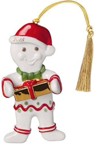 VILLEROY & BOCH Christmas Decoration from the Christmas Classics 2025 Collection, Gingerbread Man - Christmas Ornaments - Main image