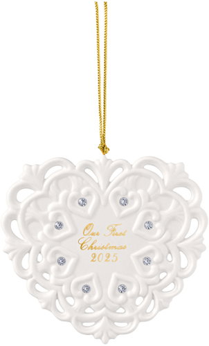 VILLEROY & BOCH Christmas Decoration from the Christmas Classics 2025 Collection Heart - Christmas Ornaments - Main image