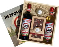 BOHEMIA GIFTS Dárková dřevěná bedna - k 30. narozeninám XL - Víno
