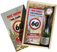 BOHEMIA GIFTS Dárková dřevěná bedna - k 60. narozeninám - Víno
