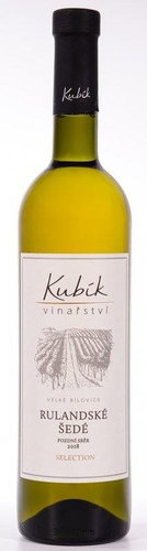 WINERY KUBIK Pinot Gris late harvest 2020, 0,75 l - Wine - Main image