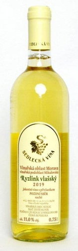 ZD SEDLEC Late harvest 2020 Riesling, 0,75 l - Wine - Main image
