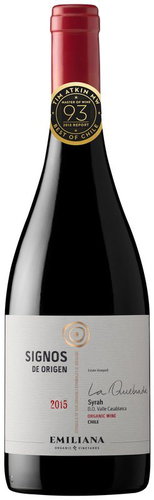 VIŇEDOS EMILIANA Syrah Organic "La Quebrada" 750ml - Wine - Main image