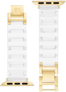 Anne Klein Řemínek keramický bílý pro Apple Watch 38/40/41 mm WK/1010GPWT38 - Řemínek