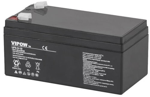 Vipow BAT0219 12V/3.3Ah Rechargeable Gel Battery - Rechargeable Battery - Main image