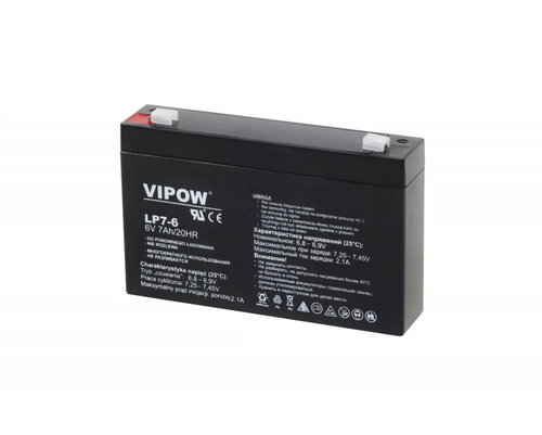 Vipow BAT0207 6V/7Ah Gel Rechargeable Battery - Rechargeable Battery - Main image