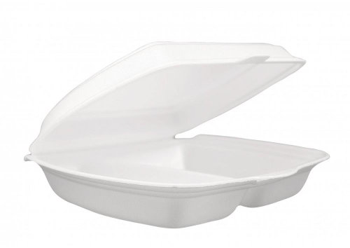 Vikpap Menubox XPP two-piece 245 × 195 × 75 mm, 300 pcs - Disposable Food Containers - Main image