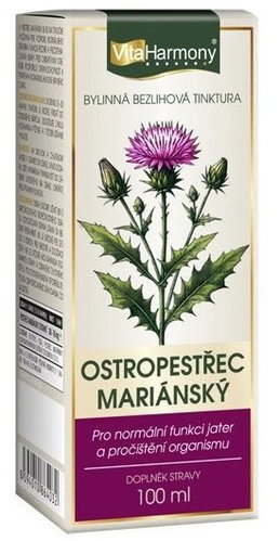VitaHarmony Milk Thistle Tincture 100ml - Dietary Supplement - Main image
