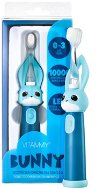 VITAMMY Bunny s LED světlem a nanovlákny, 0-3 roky, modrá - Electric Toothbrush