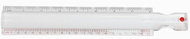 Vitility Ruler with Magnifying Glass, Magnification 2x, Length of 20cm - Ruler