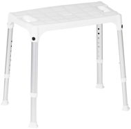 Vitility 70110750 Bath and Shower Stool, Adjustable Height - Bathroom Seat