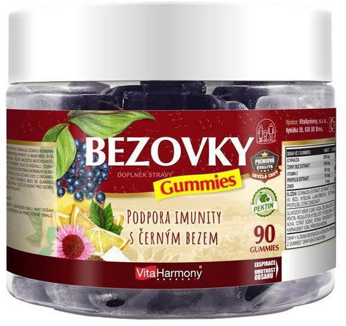 VitaHarmony Elderberry Gummies XXL, 90 gummies - Dietary Supplement - Main image