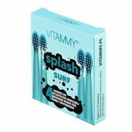 VITAMMY SPLASH, modrá/surf, 4 ks - Toothbrush Replacement Head