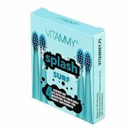 VITAMMY SPLASH, modrá/surf, 4 ks - Toothbrush Replacement Head