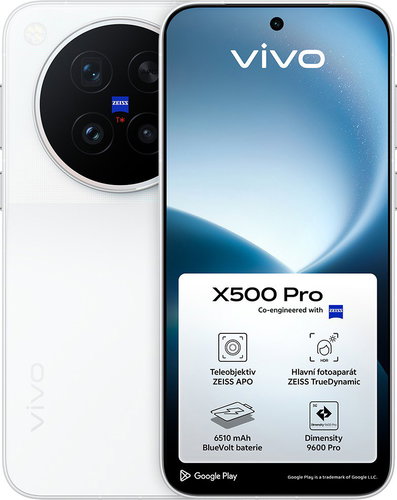 Vivo X500 Pro 12GB/256GB Sunny White - Mobile Phone - Main image