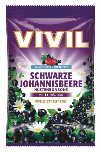 VIVIL Blackcurrant + 11 Kinds of Herbs 60g Sugar-free - Dietary Supplement - Main image