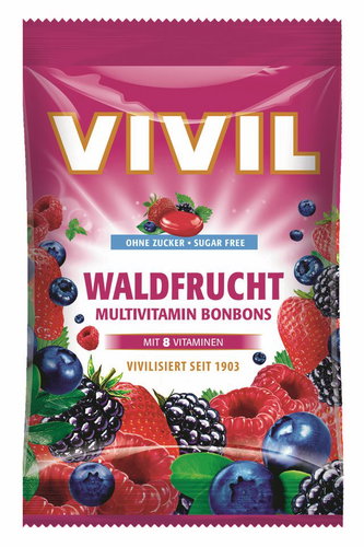 VIVIL Multivitamin Forest Berries 80g Sugar-free - Sweets - Main image