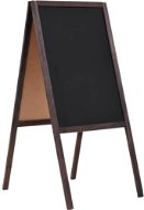 SHUMEE Obojstranná tabuľa z cédrového dreva, 40 × 60 cm - Tabuľa