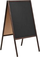 SHUMEE Obojstranná tabuľa z cédrového dreva, 60 × 80 cm - Tabuľa