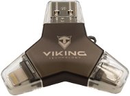 Viking USB Flash disk 3.0 4 v 1 64 GB čierny - USB kľúč