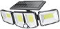 VIKING S180 Vonkajšie solárne LED svetlo s pohybovým senzorom - Lampa na stenu