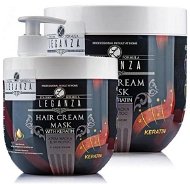 LEGANZA Hair cream Maska na vlasy s keratinem 1000 ml - Hair Mask