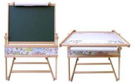 Children's wooden board + table, magnetic - Board