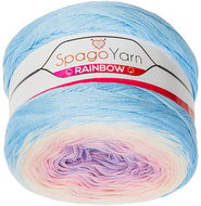 BELLATEX SpagoYarn Rainbow 250 g - 13 purple, pink, blue - Yarn