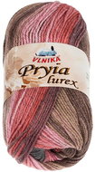 BELLATEX Yarn Pryia lurex 100 g - 303 pink, brown - Yarn