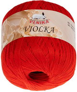 BELLATEX Yarn Violka 50 g - 125 red - Yarn