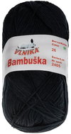BELLATEX Yarn Bamboo 50 g - 26 black - Yarn