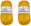(2 pieces) – Bambuška yarn 50 g – 52 mustard
