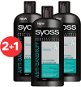SYOSS Anti-Dandruff Platinum Anti-Grease 3 x 500 ml - Shampoo