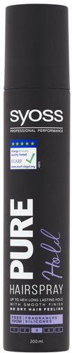 SYOSS Pure Hold Hairspray 200ml - Hairspray - Main image