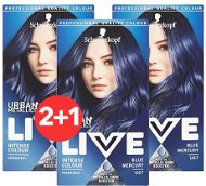 SCHWARZKOPF Live Metallic U67 Blue Mercury 3× - Hair Dye